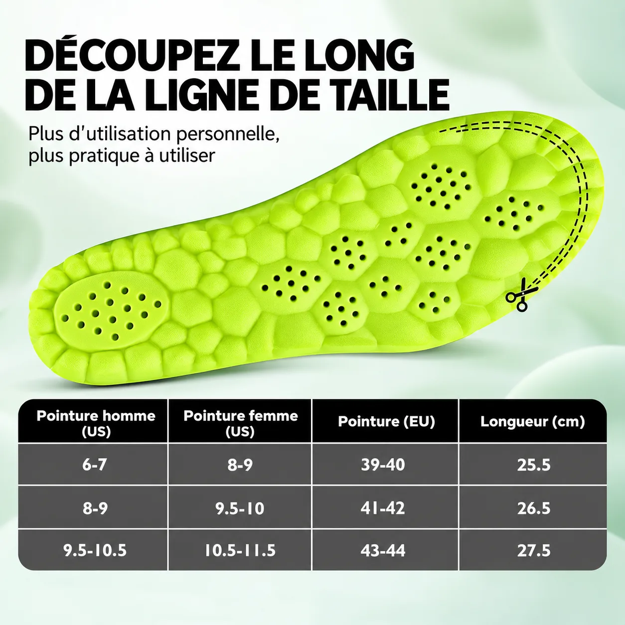 Semelles Confort & Posture +3,5 cm — Plus de soutien à chaque pas 9