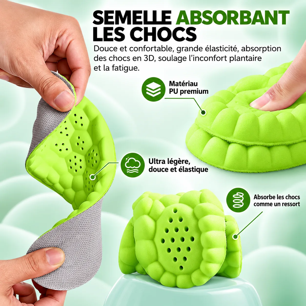 Semelles Confort & Posture +3,5 cm — Plus de soutien à chaque pas 8