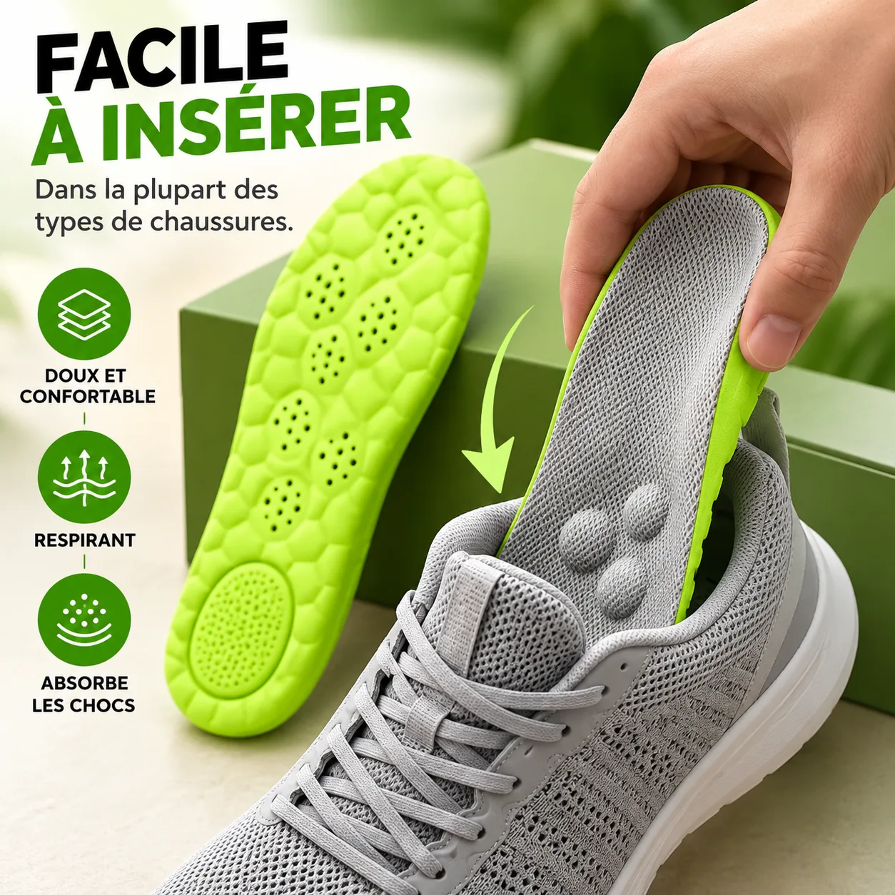 Semelles Confort & Posture +3,5 cm — Plus de soutien à chaque pas 6