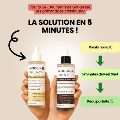 Peel Shot au Riz – Retrouvez une Peau Lisse, Nette et Lumineuse 12