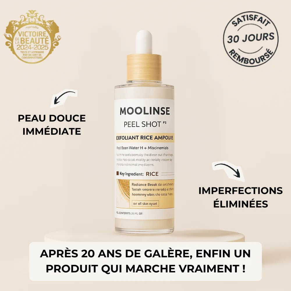 Peel Shot au Riz – Retrouvez une Peau Lisse, Nette et Lumineuse 6